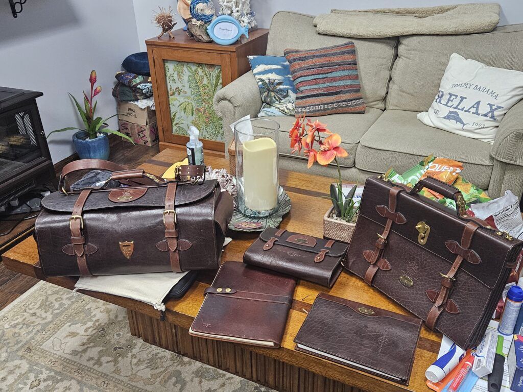 No. 2 Leather Duffel Bag – American Buffalo | Col. Littleton