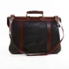 front of the american steerhide and american alligator document bag with strap