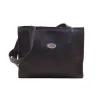 Branded Wayfarer Tote in black showing the front side