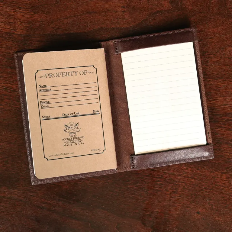 no 23 pocket journal - inside - notecards