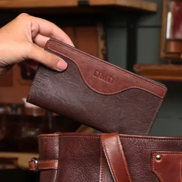 No. 27 Passport Wallet - Vintage Brown | Col. Littleton